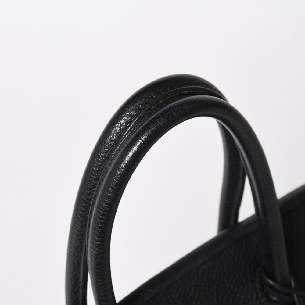 Mint condition HERMES Birkin 30 handbag, black Togo leather, gold hardware. ◻I stamp, used, 4a009144