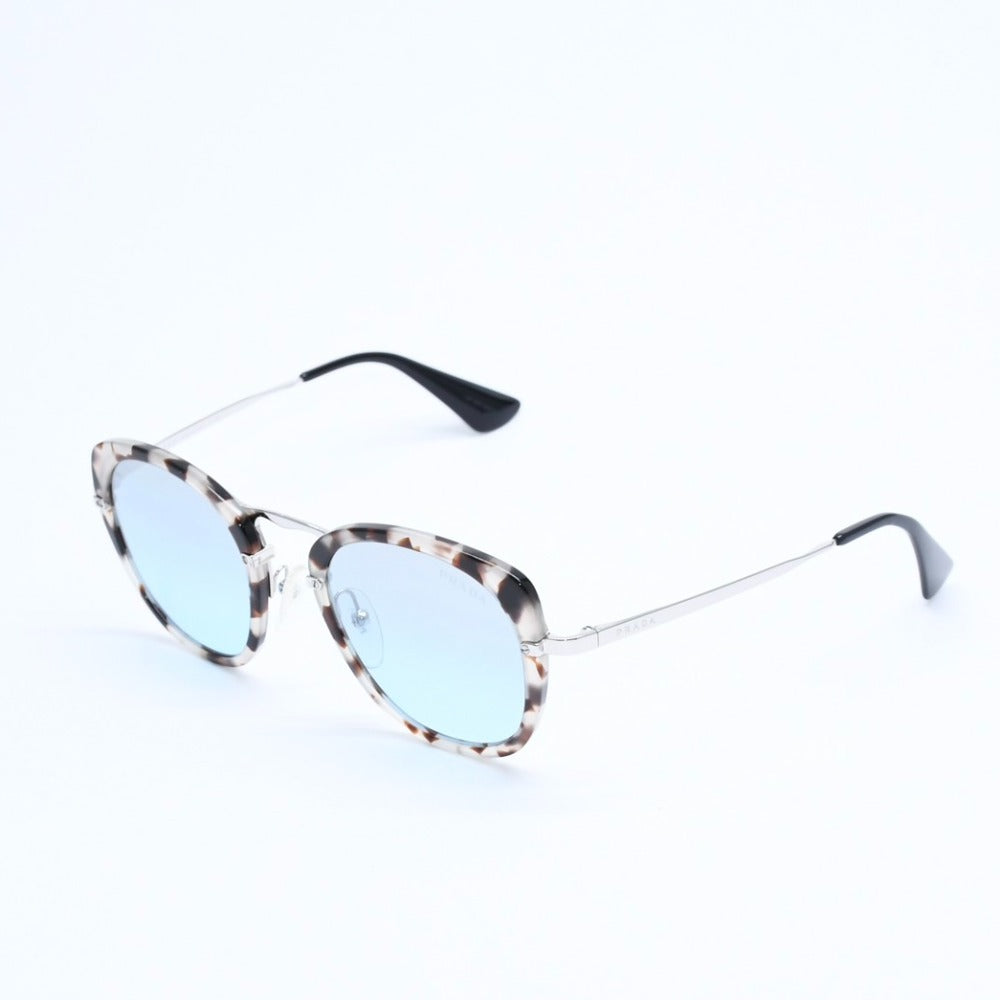 Very good condition PRADA sunglasses eyewear SPR58U size 49□22 140 tortoiseshell color brown silver used 4a008521