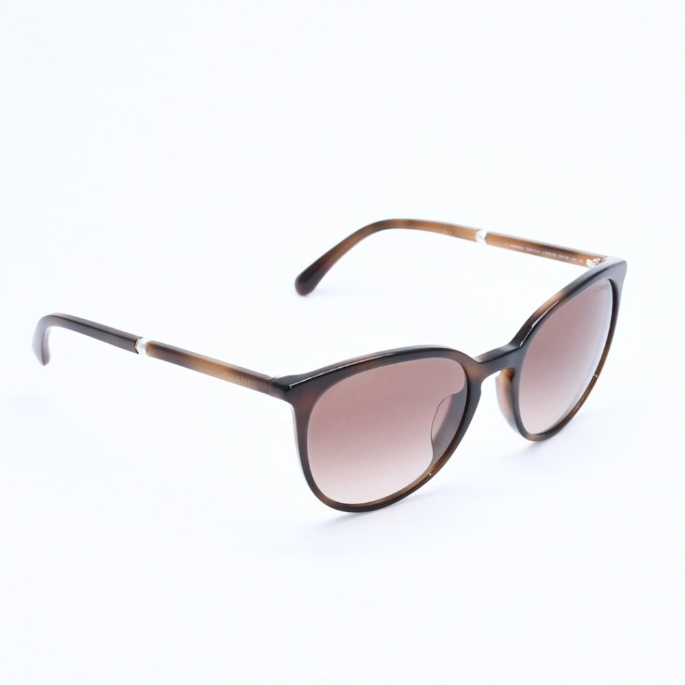Very Good Condition CHANEL Sunglasses Eyewear 5394-H-A c.1640/S5 Size 53□19 140 Coco Mark Fake Pearl Tortoiseshell Color Used 4a008520