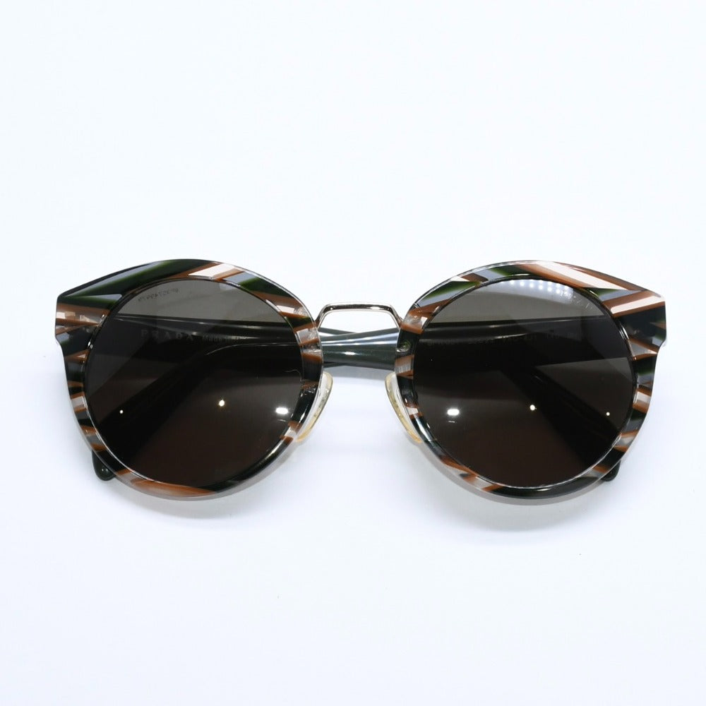 PRADA Sunglasses Eyewear SPR05T Size 53□23 140 Multicolor Plastic Acetate Good Condition Used 4a008522