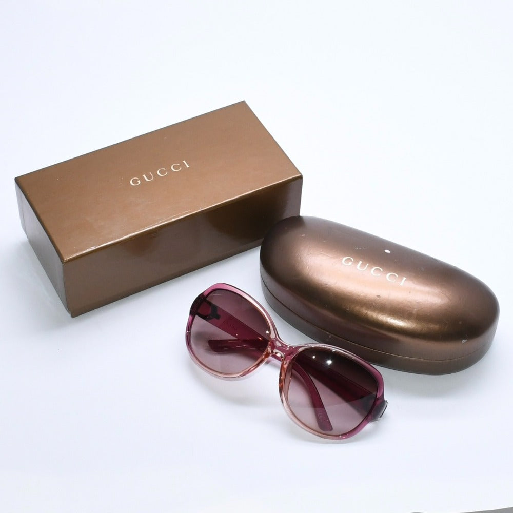 Very good condition GUCCI Gucci sunglasses eyewear GG36688/F/S 4SZD8 Size 59□16 125 Horsebit pink Silver metal fittings Used 4a008616
