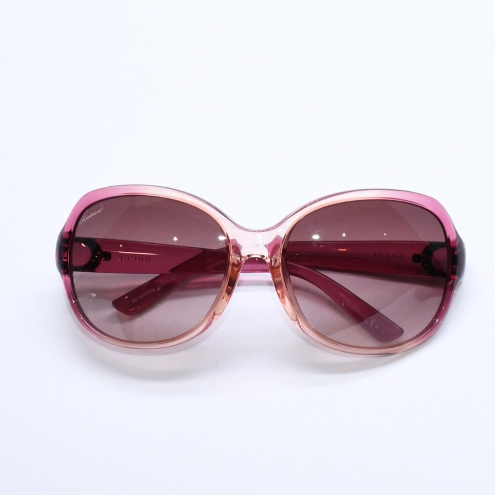 Very good condition GUCCI Gucci sunglasses eyewear GG36688/F/S 4SZD8 Size 59□16 125 Horsebit pink Silver metal fittings Used 4a008616