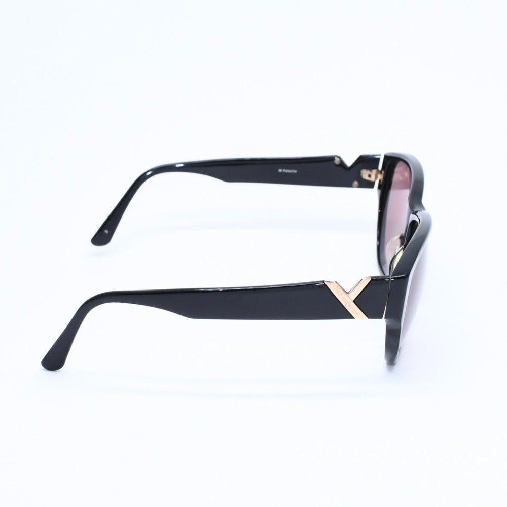 YVES SAINT LAURENT Yves Saint Laurent Sunglasses Eyewear 31-3541 Black Brown Acetate Good Condition Used 4a008462