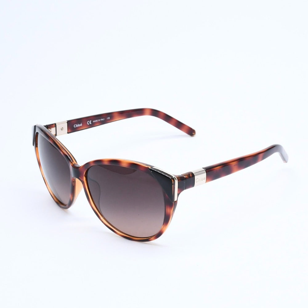 Chloe Sunglasses Eyewear CE614SA 219 Size 60□14 135 Tortoiseshell Color Brown Acetate Good Condition Used 4a008448