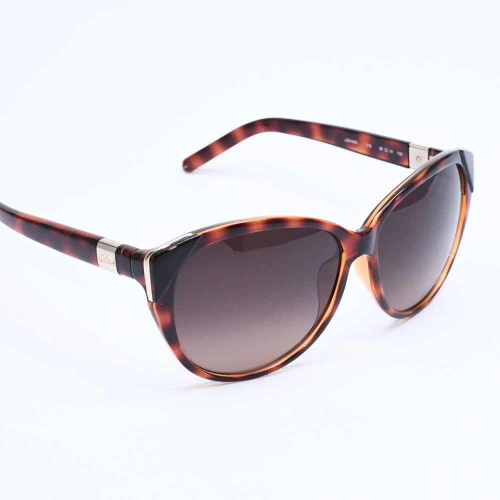Chloe Sunglasses Eyewear CE614SA 219 Size 60□14 135 Tortoiseshell Color Brown Acetate Good Condition Used 4a008448