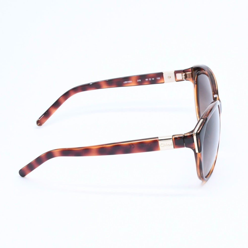 Chloe Sunglasses Eyewear CE614SA 219 Size 60□14 135 Tortoiseshell Color Brown Acetate Good Condition Used 4a008448