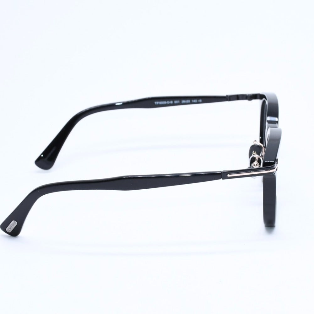 Very good condition TOM FORD Glasses Wellington TF6009-D-B 001 Size 48□22 140 Black Used 4a008475