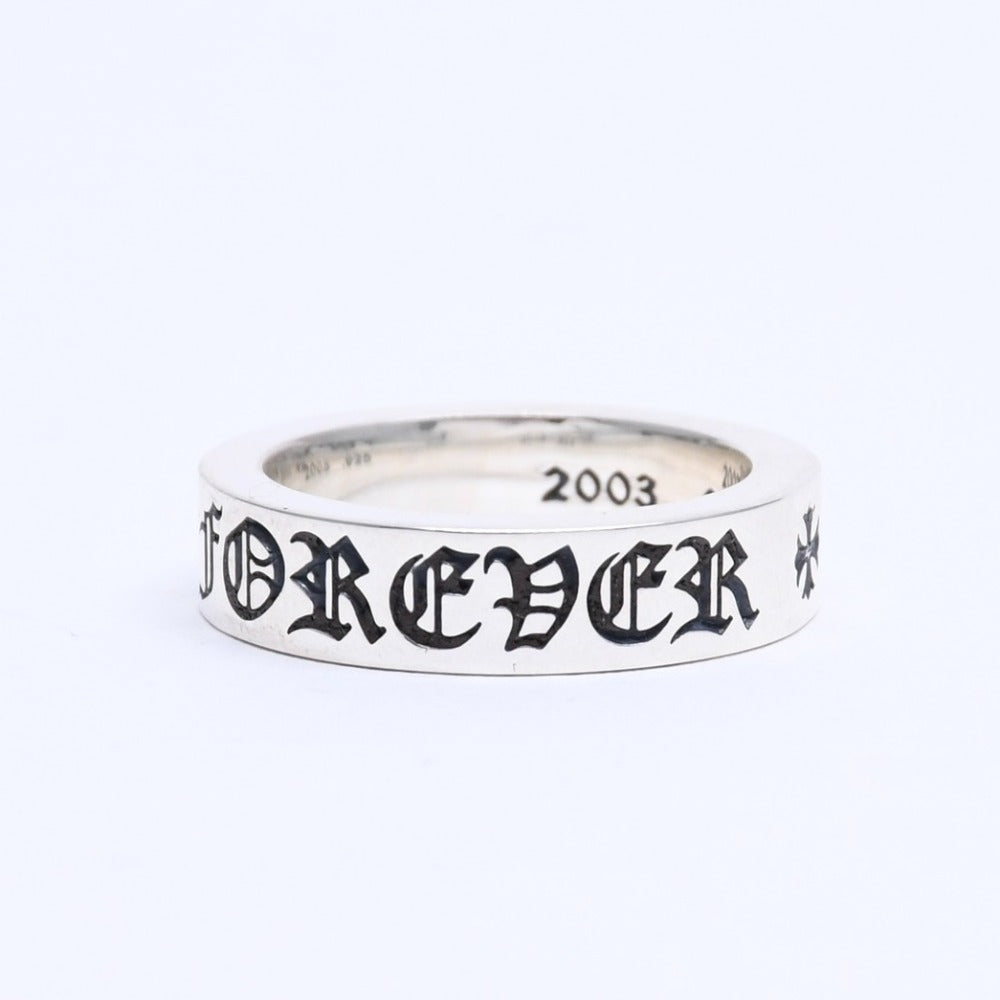 New and unused item CHROME HEARTS RNG SPACER 6MM CH FOREVER spacer ring Ring size 18 Weight approx. 10.75g Silver 925 Used 4a009020