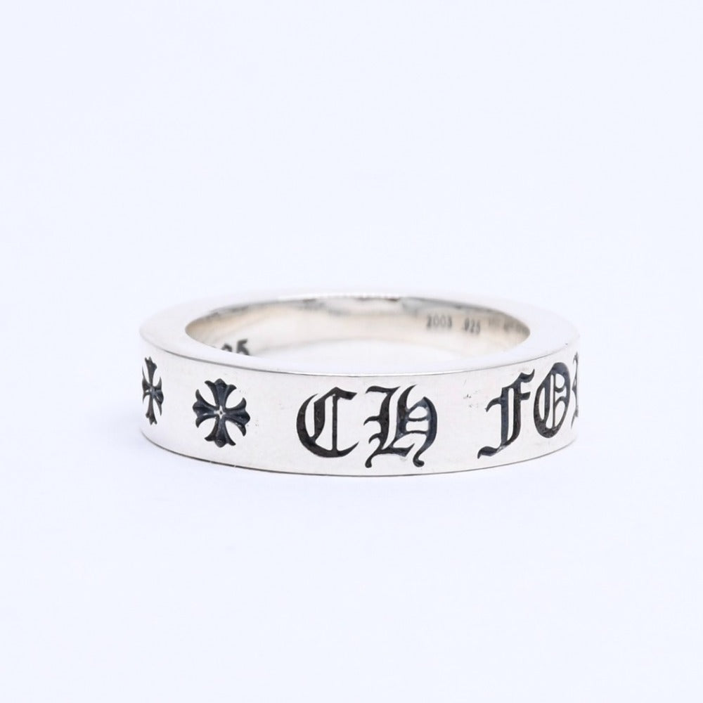 New and unused item CHROME HEARTS RNG SPACER 6MM CH FOREVER spacer ring Ring size 18 Weight approx. 10.75g Silver 925 Used 4a009020