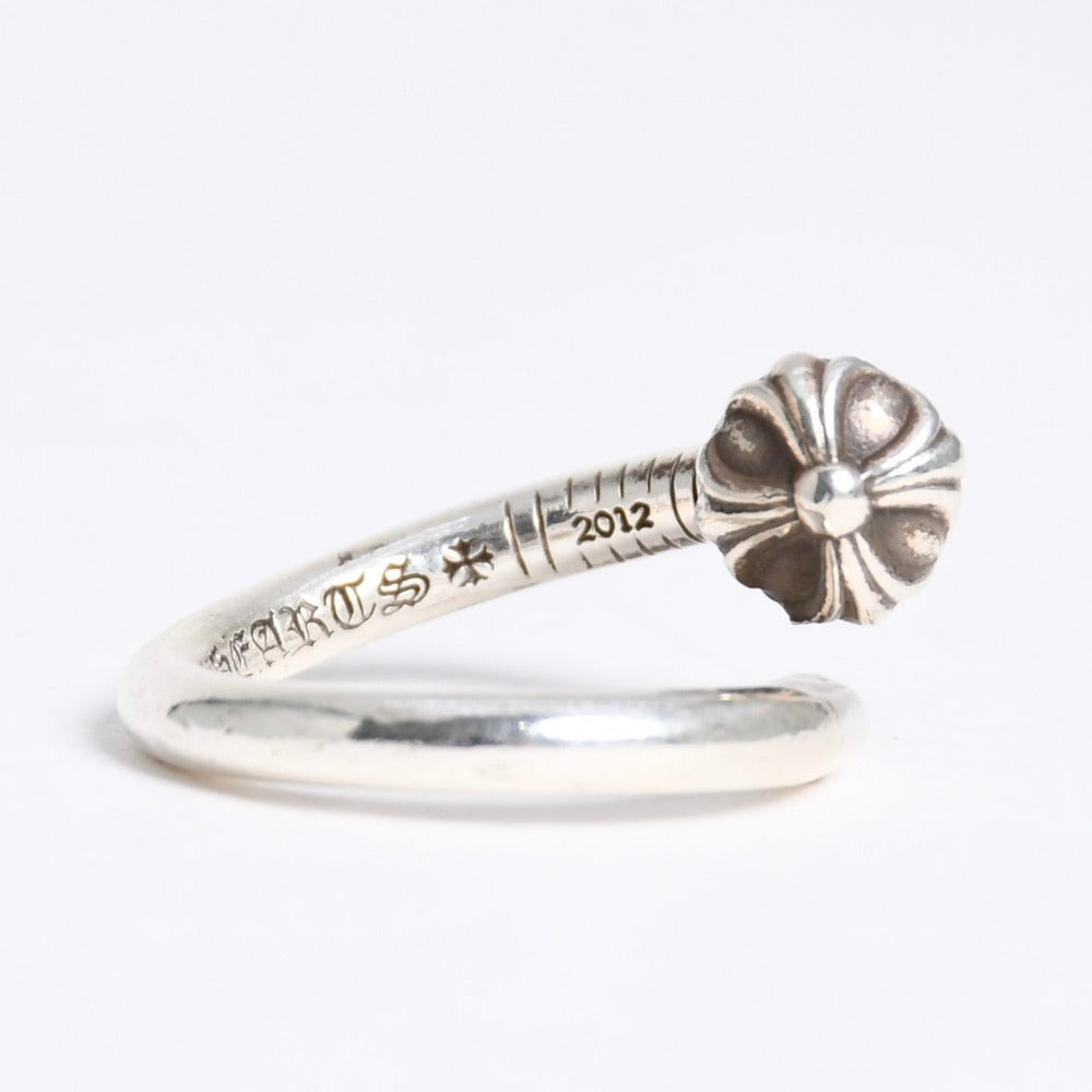 Very good condition CHROME HEARTS RNG NAIL W/CROSS BALL Nail cross ball ring Weight approx. 6.08g Size 7.5 Silver 925 Used 4a009054