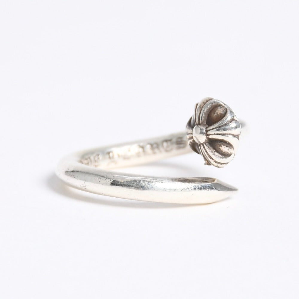 Very good condition CHROME HEARTS RNG NAIL W/CROSS BALL Nail cross ball ring Weight approx. 6.08g Size 7.5 Silver 925 Used 4a009054