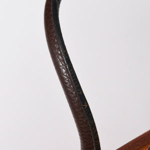極美品 HERMES エルメス Haut a Courroies 28 オータクロア 28 ハンドバッグ □J刻印 トゴ トリヨンクレマンス ショコラ ルージュ ルテニウム金具 中古 4a009177