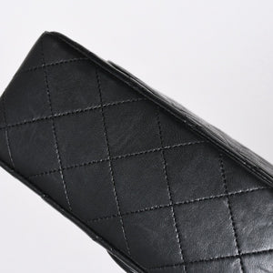CHANEL シャネル ミニマトラッセ17 Sフラップ Sチェーンショルダーバッグ A01115 1番台 ココマーク ラムスキン ブラック ゴールド金具 美品 中古 4a009158