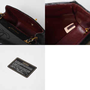 CHANEL シャネル ミニマトラッセ17 Sフラップ Sチェーンショルダーバッグ A01115 1番台 ココマーク ラムスキン ブラック ゴールド金具 美品 中古 4a009158