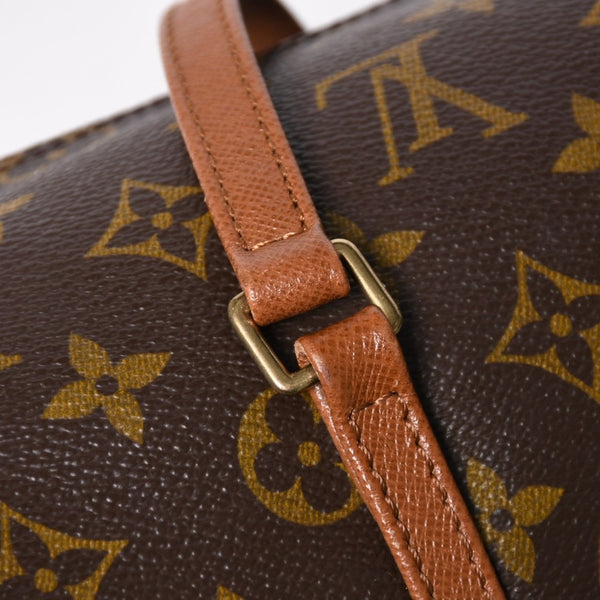 極美品 LOUIS VUITTON ルイヴィトン パピヨン26 ハンドバッグ M51366 モノグラム ブラウン レザー ゴールド金具 旧型 中古 4a009611