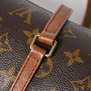 極美品 LOUIS VUITTON ルイヴィトン パピヨン26 ハンドバッグ M51366 モノグラム ブラウン レザー ゴールド金具 旧型 中古 4a009611