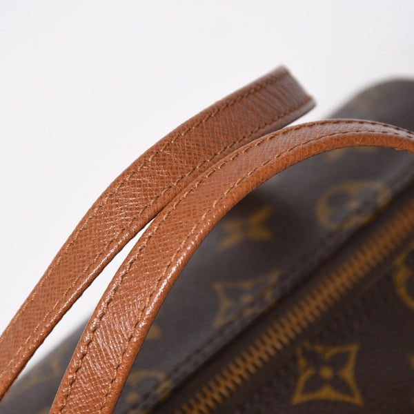 極美品 LOUIS VUITTON ルイヴィトン パピヨン26 ハンドバッグ M51366 モノグラム ブラウン レザー ゴールド金具 旧型 中古 4a009611