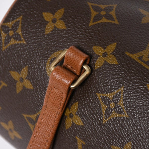 極美品 LOUIS VUITTON ルイヴィトン パピヨン26 ハンドバッグ M51366 モノグラム ブラウン レザー ゴールド金具 旧型 中古 4a009611