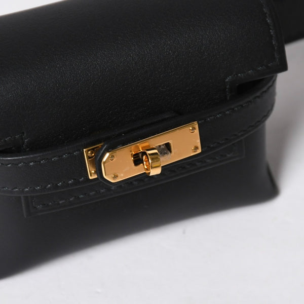 新品同様 HERMES エルメス Kelly Move ケリームーヴ ショルダーバッグ B刻印 ノワール スイフト バナナケリー 2023年製 GD金具 中古 4a009149