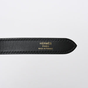 新品同様 HERMES エルメス Kelly Move ケリームーヴ ショルダーバッグ B刻印 ノワール スイフト バナナケリー 2023年製 GD金具 中古 4a009149