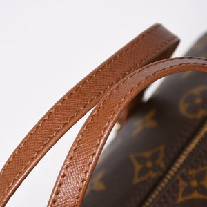 極美品 LOUIS VUITTON ルイヴィトン パピヨン26 ハンドバッグ M51366 モノグラム ブラウン レザー ゴールド金具 旧型 中古 4a009612