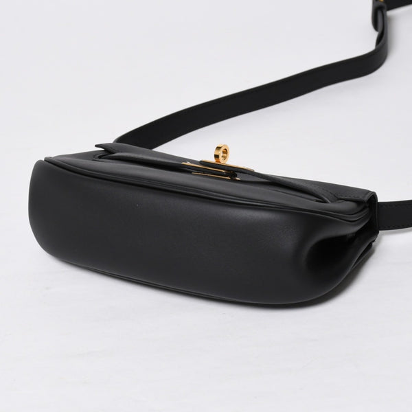 新品同様 HERMES エルメス Kelly Move ケリームーヴ ショルダーバッグ B刻印 ノワール スイフト バナナケリー 2023年製 GD金具 中古 4a009149