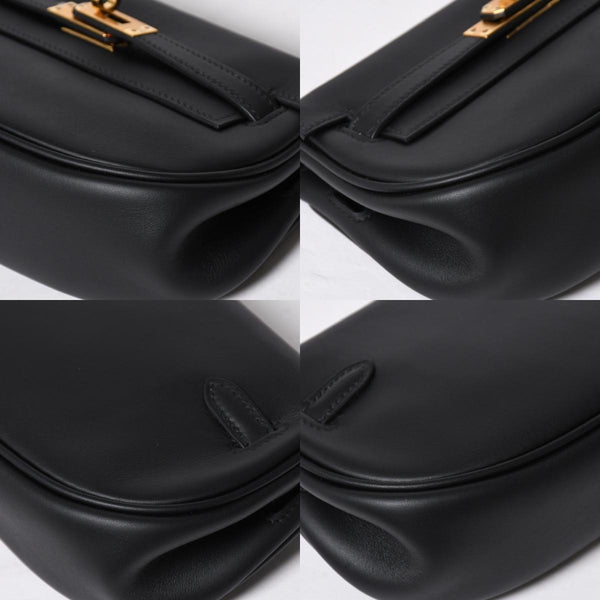 新品同様 HERMES エルメス Kelly Move ケリームーヴ ショルダーバッグ B刻印 ノワール スイフト バナナケリー 2023年製 GD金具 中古 4a009149