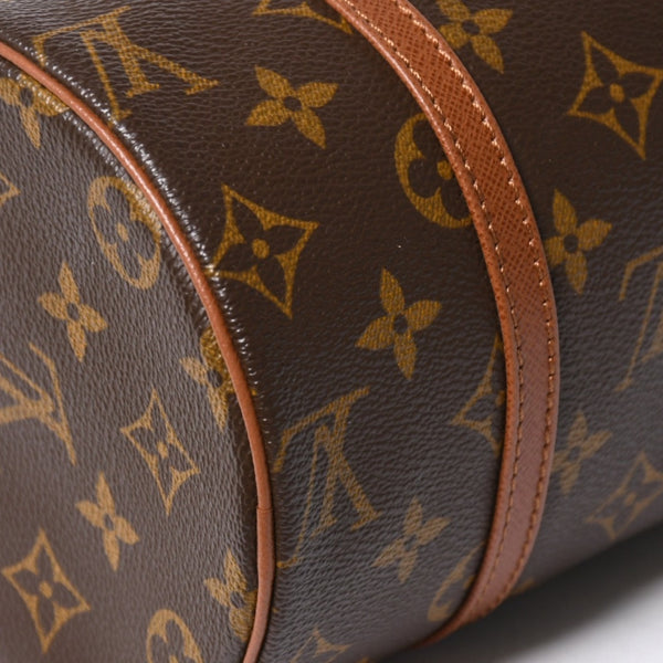 極美品 LOUIS VUITTON ルイヴィトン パピヨン26 ハンドバッグ M51366 モノグラム ブラウン レザー ゴールド金具 旧型 中古 4a009612