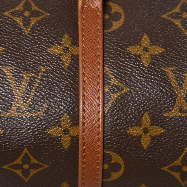 極美品 LOUIS VUITTON ルイヴィトン パピヨン26 ハンドバッグ M51366 モノグラム ブラウン レザー ゴールド金具 旧型 中古 4a009612