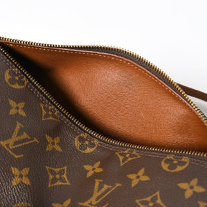 極美品 LOUIS VUITTON ルイヴィトン パピヨン26 ハンドバッグ M51366 モノグラム ブラウン レザー ゴールド金具 旧型 中古 4a009612