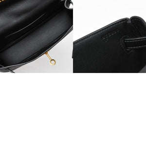 新品同様 HERMES エルメス Kelly Move ケリームーヴ ショルダーバッグ B刻印 ノワール スイフト バナナケリー 2023年製 GD金具 中古 4a009149