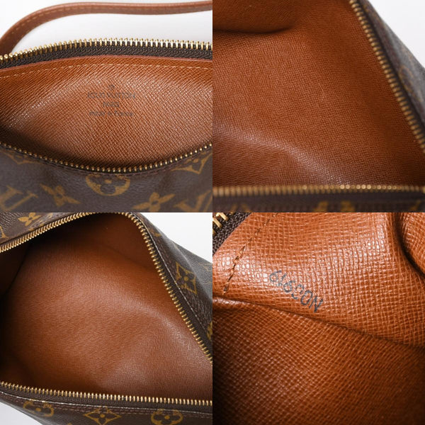 極美品 LOUIS VUITTON ルイヴィトン パピヨン26 ハンドバッグ M51366 モノグラム ブラウン レザー ゴールド金具 旧型 中古 4a009612