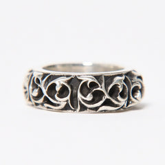 Like new CHROME HEARTS ETRNITY VINE BAND Eternity Vine Band Ring Weight approx. 11.53g Size 7 Silver 925 Used 4a009359