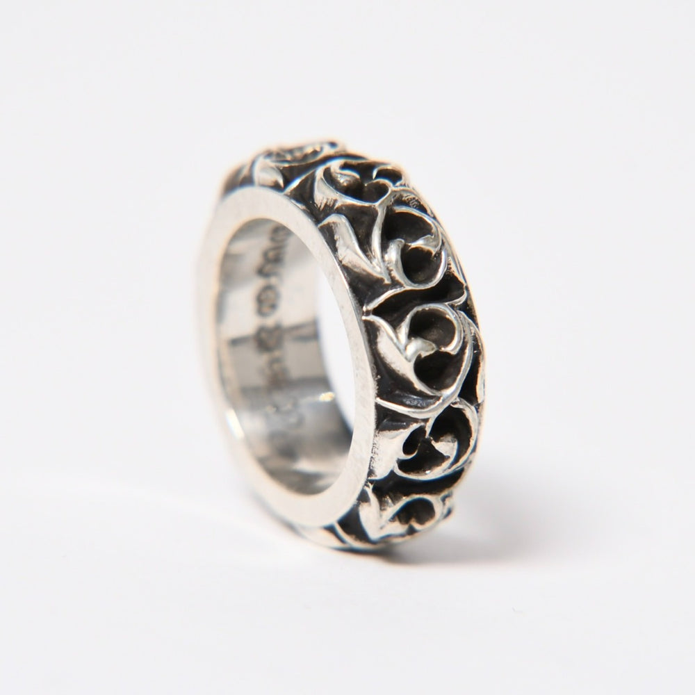 新品同様 CHROME HEARTS クロムハーツ ETRNITY VINE BAND エタニティ ヴァイン バンド リング 重量約11.53g サイズ7号 シルバー925 中古 4a009359