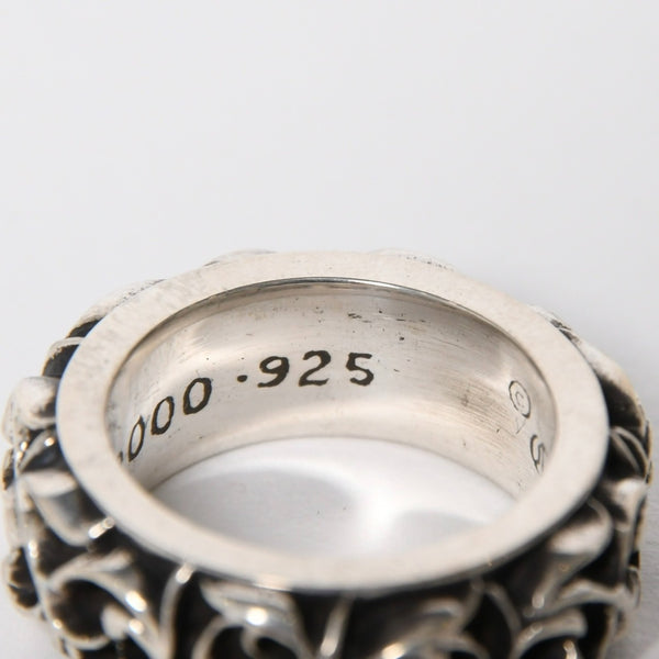 Like new CHROME HEARTS ETRNITY VINE BAND Eternity Vine Band Ring Weight approx. 11.53g Size 7 Silver 925 Used 4a009359