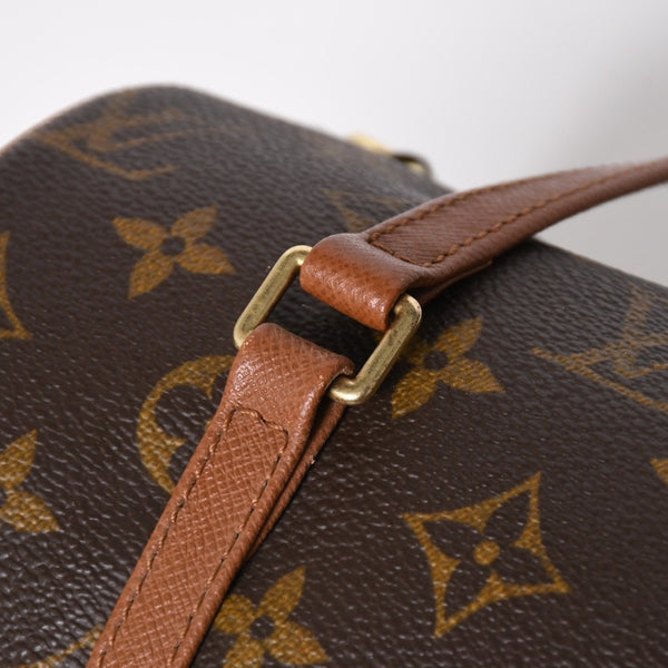 極美品 LOUIS VUITTON ルイヴィトン パピヨン26 ハンドバッグ M51366 モノグラム ブラウン レザー ゴールド金具 旧型 中古 4a009597