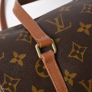 極美品 LOUIS VUITTON ルイヴィトン パピヨン26 ハンドバッグ M51366 モノグラム ブラウン レザー ゴールド金具 旧型 中古 4a009597