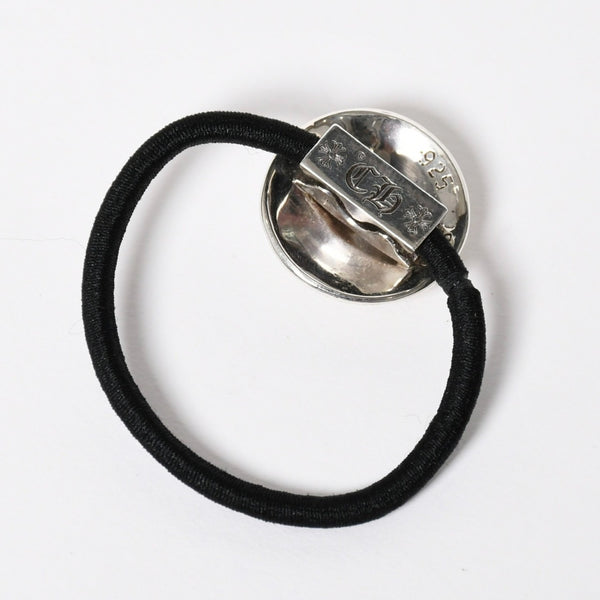CHROME HEARTES Chrome Hearts BS Flare Hair Rubber Black Silver 925 Concho Hair Accessory Silver Hardware Good Condition Used 4a009358