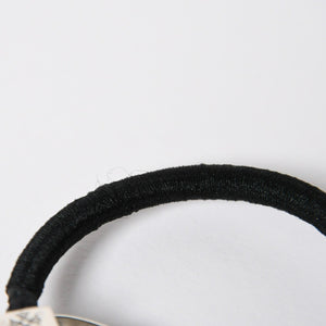 CHROME HEARTES Chrome Hearts BS Flare Hair Rubber Black Silver 925 Concho Hair Accessory Silver Hardware Good Condition Used 4a009358