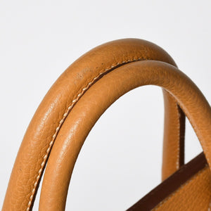 HERMES エルメス HAUT A COURROIES 45 オータクロア 45 ハンドバッグ ナチュラル フィヨルド ○V刻印 GD金具 内縫い 美品 中古 4a009171