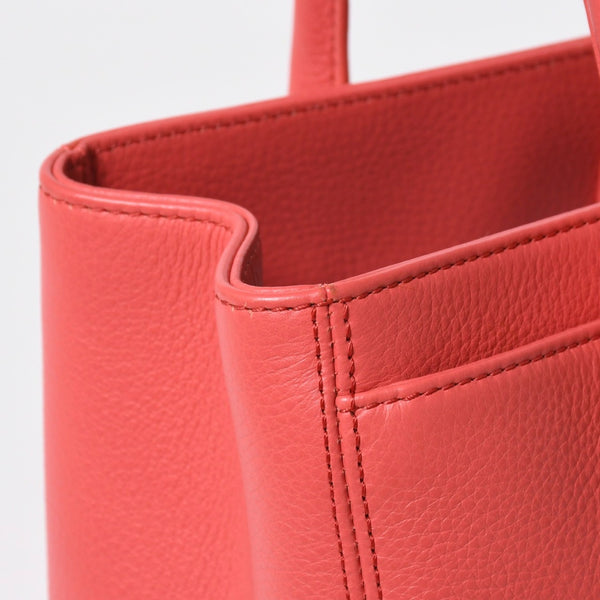 CHANEL シャネル エグゼクティブトート スモール トートバッグ A15206 19番台 ココマーク キャビアスキン ピンク シルバー金具 美品 中古 4a009163