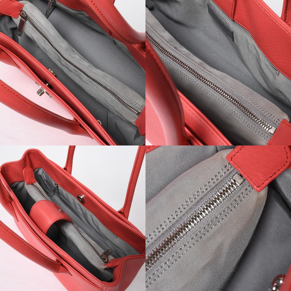 CHANEL シャネル エグゼクティブトート スモール トートバッグ A15206 19番台 ココマーク キャビアスキン ピンク シルバー金具 美品 中古 4a009163