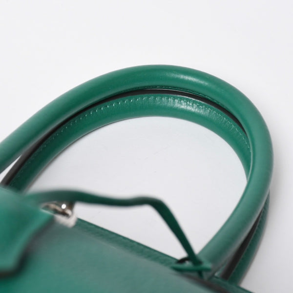極美品 HERMES エルメス バーキン35 ハンドバッグ トリヨンクレマンス ヴェルティゴ×ヴェールフォンセ シルバー金具 A刻印 中古 4a009179