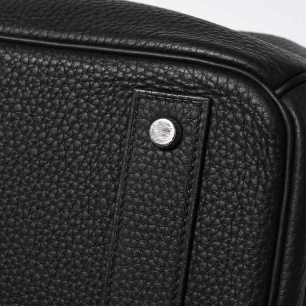 新品同様 HERMES エルメス オータクロア 40 ハンドバッグ ノワール トリヨンクレマンス U刻印 SV金具 内縫い 2022年製 中古 4a009239