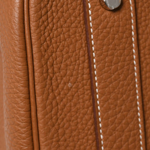 新品同様 HERMES エルメス Haut a Courroies 40 オータクロア 40 ハンドバッグ U刻印 ゴールド トゴ SV金具 内縫い 2022年製 中古 4a009240