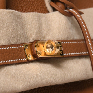 新品未使用 HERMES エルメス バーキン25 ハンドバッグ G刻印 トゴ ゴールド ゴールド金具 中古 4a009181