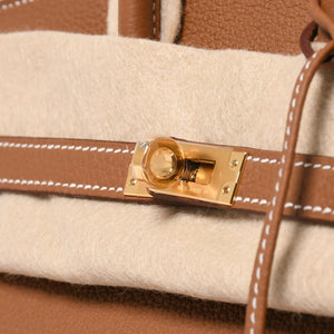 新品未使用 HERMES エルメス バーキン25 ハンドバッグ G刻印 トゴ ゴールド ゴールド金具 中古 4a009181
