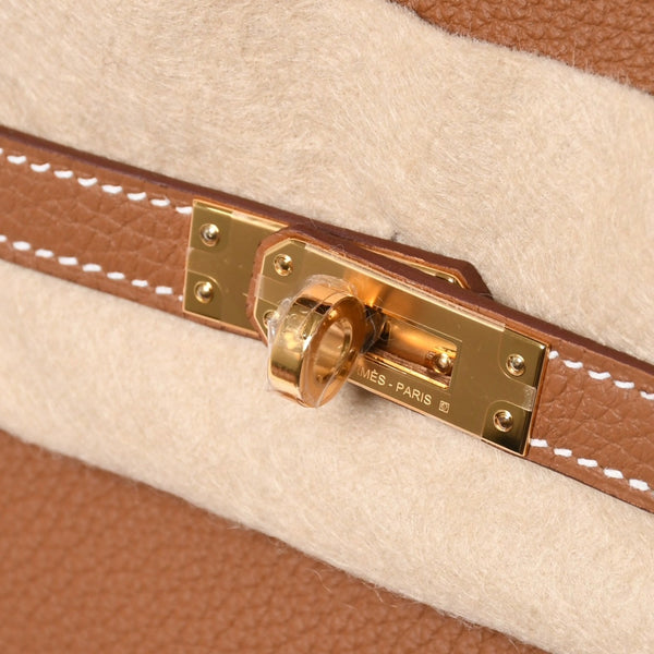 新品未使用 HERMES エルメス バーキン25 ハンドバッグ G刻印 トゴ ゴールド ゴールド金具 中古 4a009181