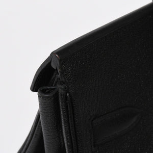 極美品 HERMES エルメス BIRKIN 30 バーキン 30 ハンドバッグ □I刻印 2005年製 ノワール シェーブル 内縫い シルバー金具 中古 4a009238
