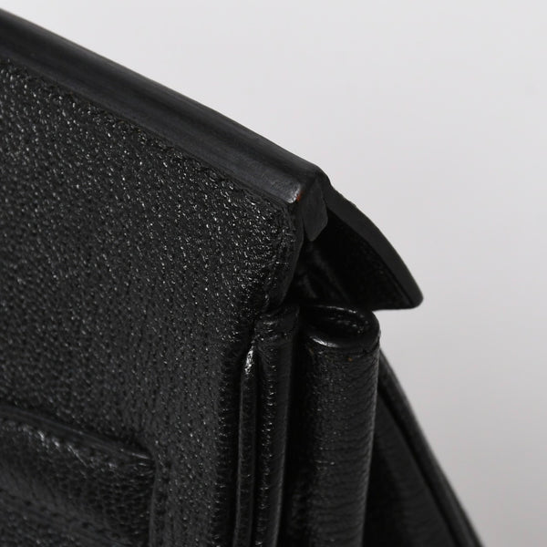 極美品 HERMES エルメス BIRKIN 30 バーキン 30 ハンドバッグ □I刻印 2005年製 ノワール シェーブル 内縫い シルバー金具 中古 4a009238
